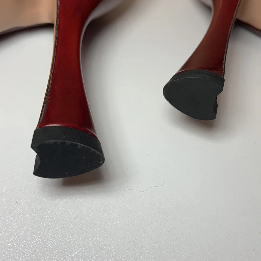SOLD PRADA SPAZZOLATO FUME IN SCARLATTO - Picture 15 of 16